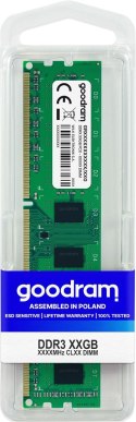 Pamięć GoodRam PC1600 GR1600D364L11S/4G (DDR3 DIMM; 1 x 4 GB; 1600 MHz; CL11)