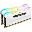 Corsair Vengeance RGB Pro SL, DDR4-3600, CL18 - 16 GB Dual-Kit, biały