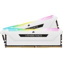 Corsair Vengeance RGB Pro SL, DDR4-3600, CL18 - 16 GB Dual-Kit, biały