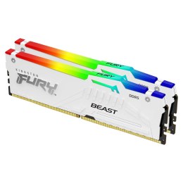 Kingston FURY DDR5 32GB (2x16GB) 6000MHz CL40 Beast White RGB XMP