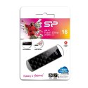 Pendrive Silicon Power Ultima U03 16GB USB 2.0 kolor czarny (SP016GBUF2U03V1K)