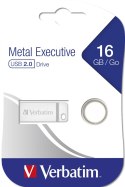 USB DRIVE 2.0/METAL EXECUTIVE 16GB SILVER