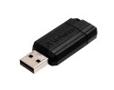 USB DRIVE 2.0 PIN STRIPE 8GB/BLACK READ UP TO 11MB/SEC