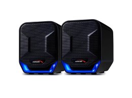 Głośniki komputerowe 6W USB Blue&Black Audiocore AC865 B