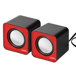 Głośniki komputerowe 6W USB Red&Black Audiocore, AC870 R