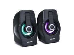 Głośniki komputerowe Audiocore, 6W, USB, Black, AC855 B