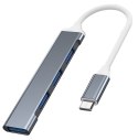 VAKOSS HUB USB-C TC-4125X 1XUSB 3.0 3XUSB 2.0