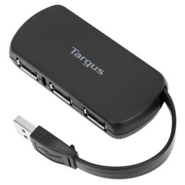 4 PORT USB 2.0 HUB BLACK/.