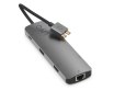 LINQ HUB USB-C 7IN2 D2 PRO MST USB-C MULTIPORT DO MACBOOK AIR/PRO HDMI 4K/60HZ,4K/30HZ, USB-C PD100W DO ZASILANIA,USB-C/A, RJ