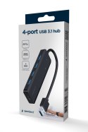 GEMBIRD HUB USB 3.1 (GEN 1) 4-PORTOWY, CZARNY