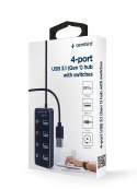 I/O HUB USB3 4PORT/UHB-U3P4P-01 GEMBIRD