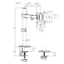 MACLEAN UCHWYT BIURKOWY DO MONITORA LCD MC-572N