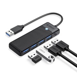 Orico Hub USB-A 4 porty USB-A 3.0 5Gbps czarny