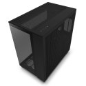 Wieża midi-tower NZXT H9 Flow - Czarny