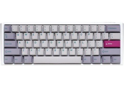 Ducky One 3 Mist Grey Mini Klawiatura Gamingowa, RGB LED - MX-Red (US)