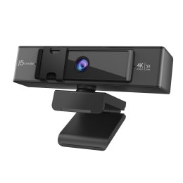 Kamera j5create USB 4K Ultra HD Webcam with 5x Digital Zoom Remote Control USB-C/USB 2.0; kolor czarny JVCU435-N