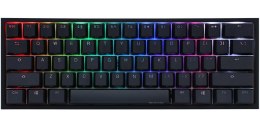 Klawiatura do gier Ducky One 2 Mini, MX-Black, RGB-LED, czarny, układ CH-Line