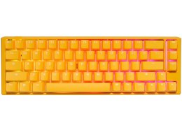 Ducky One 3 SF Yellow klawiatura Gaming USB US English Żółty