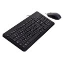 Zestaw klawiatura + mysz HP 150 Wired Mouse and Keyboard przewodowe czarne 240J7AA