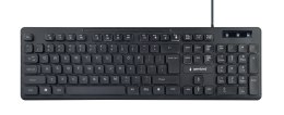 KEYBOARD MULTIMEDIA USB ENG/BLACK KB-UML-02 GEMBIRD