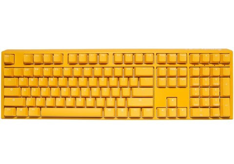 Klawiatura gamingowa Ducky One 3 Yellow, RGB LED - MX-Silent-Red (US)