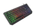 Klawiatura membranowa NATEC Fury Hurricane TKL NFU-1238 (USB 2.0; (US); kolor czarny)