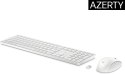 Zestaw klawiatura + mysz HP 650 Wireless Keyboard and Mouse Combo bezprzewodowe białe 4R016AA