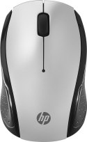 Mysz HP Wireless Mouse 200 Pike Silver bezprzewodowa srebrno-czarna 2HU84AA