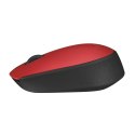 Mysz Logitech M171 910-004641 (optyczna; 1000 DPI; kolor czerwony)