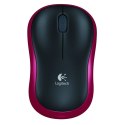 Mysz Logitech M185 910-002240 (optyczna; 1000 DPI; kolor czerwony)