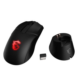 MSI Clutch GM41 Lightweight Wireless myszka Po prawej stronie RF Wireless Optyczny 20000 DPI