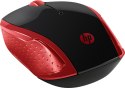 Mysz HP Wireless Mouse 200 Empress Red bezprzewodowa czerwono-czarna 2HU82AA