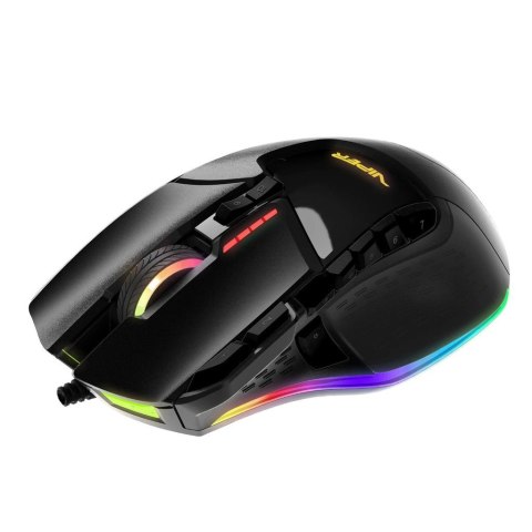 Mysz komputerowa Patriot Memory Viper V570 RGB PV570LUXWAK (laserowa; 12000 DPI; kolor czarny