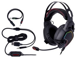 TRACER SŁUCHAWKI PRZEWODOWE GAMEZONE RAPTOR V2 RGB TRASLU46464