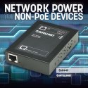 ROZDZIELACZ SPLITTER POE+ IEEE 802.3AT/AF NA 5/7,5/9/12V DC