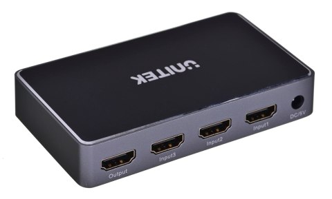 Unitek Przełącznik sygnału HDMI 1.4b 3 IN-1 OUT 4K