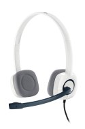 ZESTAW SŁUCHAWKOWY STEREO H150 WHITE 981-000350 LOGITECH