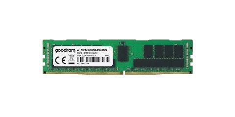 Goodram RDIMM 16GB DDR4 1Rx4 2666MHz PC4-21300 W-MEM2666R4S416G