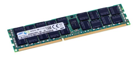 Samsung RDIMM 16GB DDR3 2Rx4 1,35V/1,5V 1600MHz PC3-12800 ECC REGISTERED M393B2G70BH0-YK0