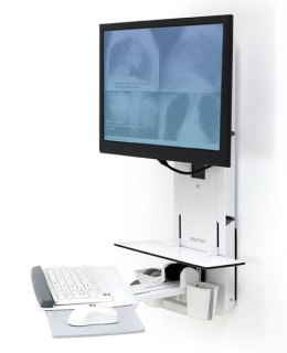 Ergotron PATIENT ROOM VL18 STS WM/BRIGHT WHITE