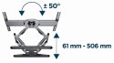 GEMBIRD UCHWYT ŚCIENNY REGULOWANY LCD 40"-80" VESA MAX 600 X 400MM, DO 50KG