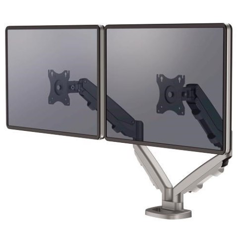 MONITOR ARM DUAL EPPA SILVER 9683301 FELLOWES