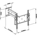 Uchwyt ART AR-20B (Uchylny ; max. 45kg)