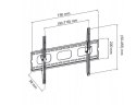 Uchwyt ścienny do telewizora ART AR-18 32"-70" 60kg