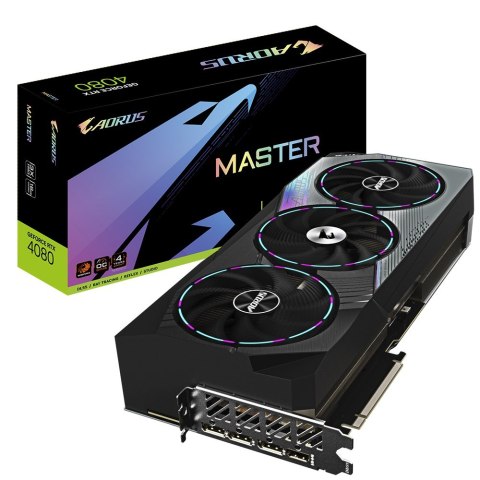 Karta graf.Gigabyte AORUS GeForce RTX 4080 MASTER (WYPRZEDAŻ)