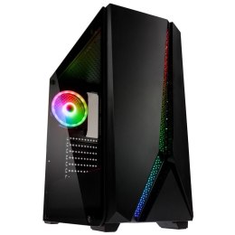 Kolink Quantum RGB Mid Tower, Szkło Hartowane - czarne